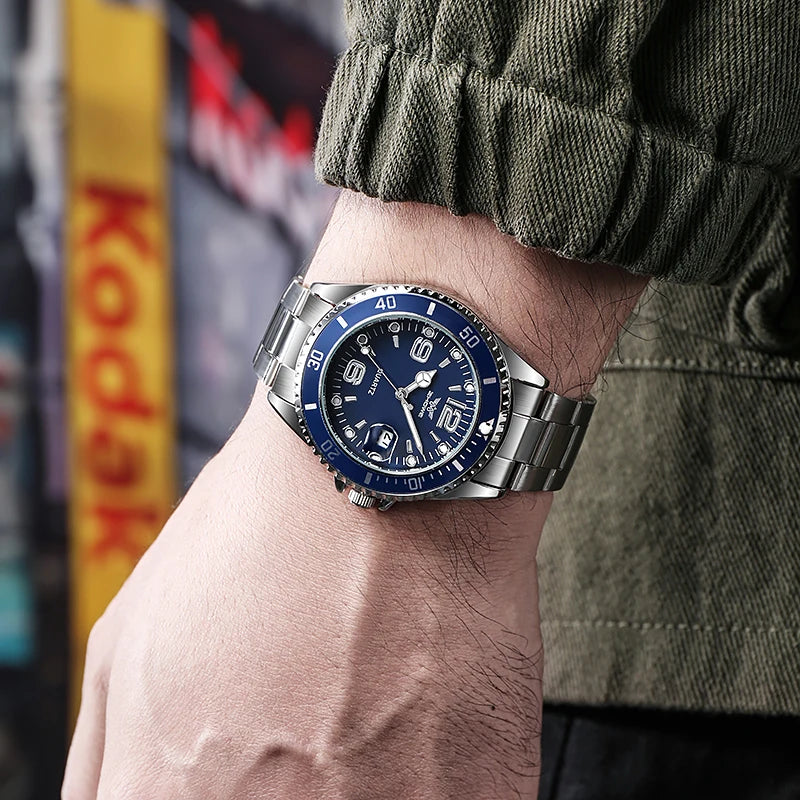 2024 Men’s Fashion Quartz Watch – Calendar, High Quality