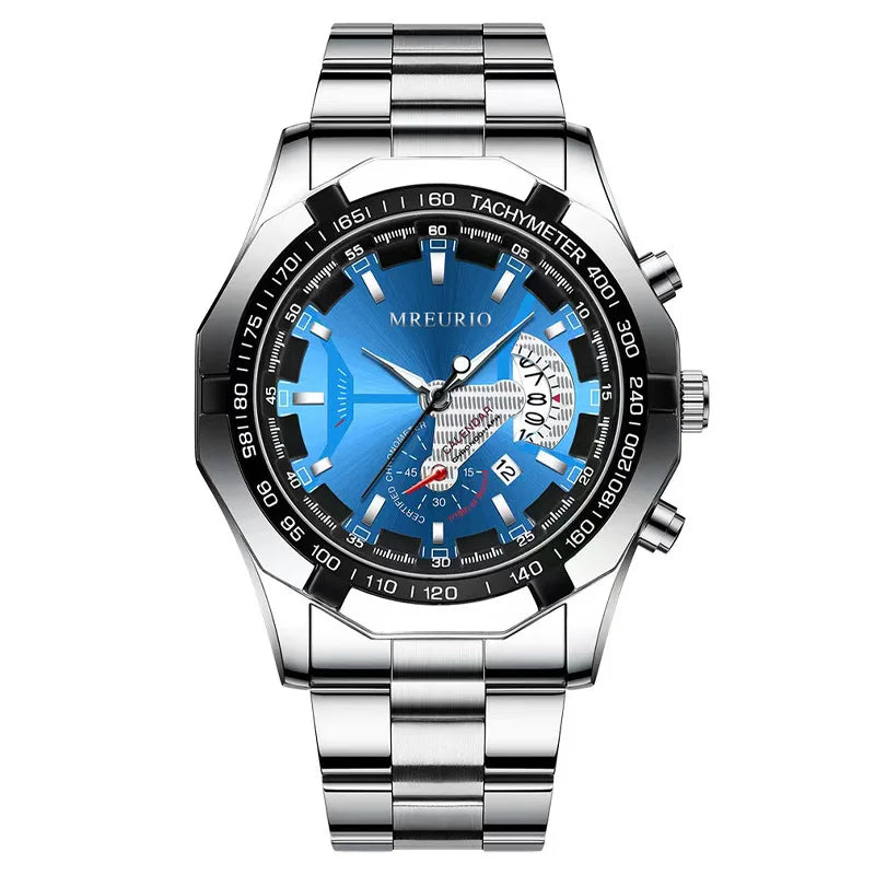 UTHAI Men’s Luxury Quartz Watch – Night Light, Business Style