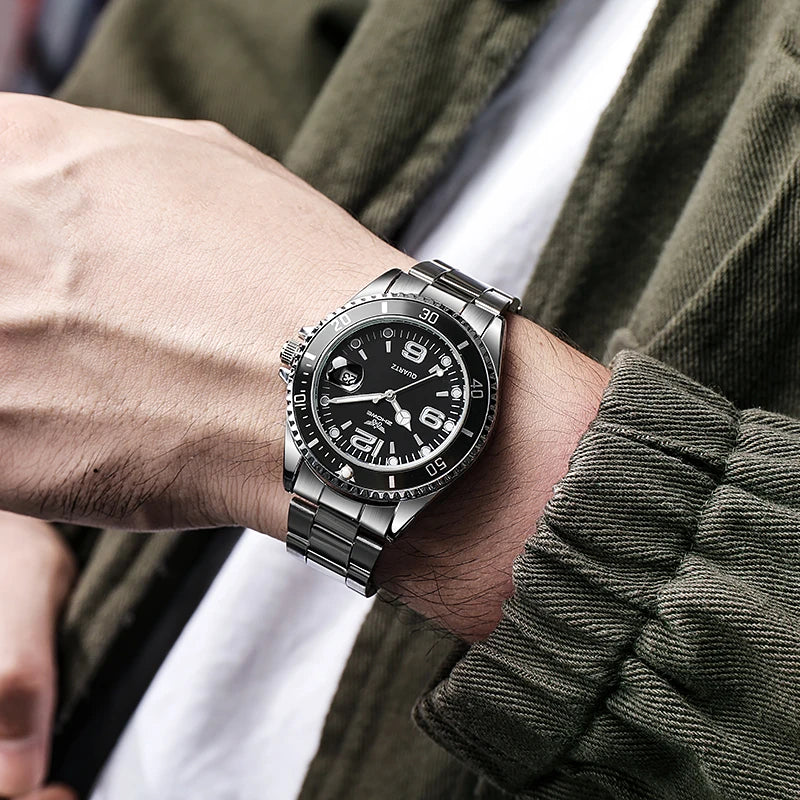 2024 Men’s Fashion Quartz Watch – Calendar, High Quality