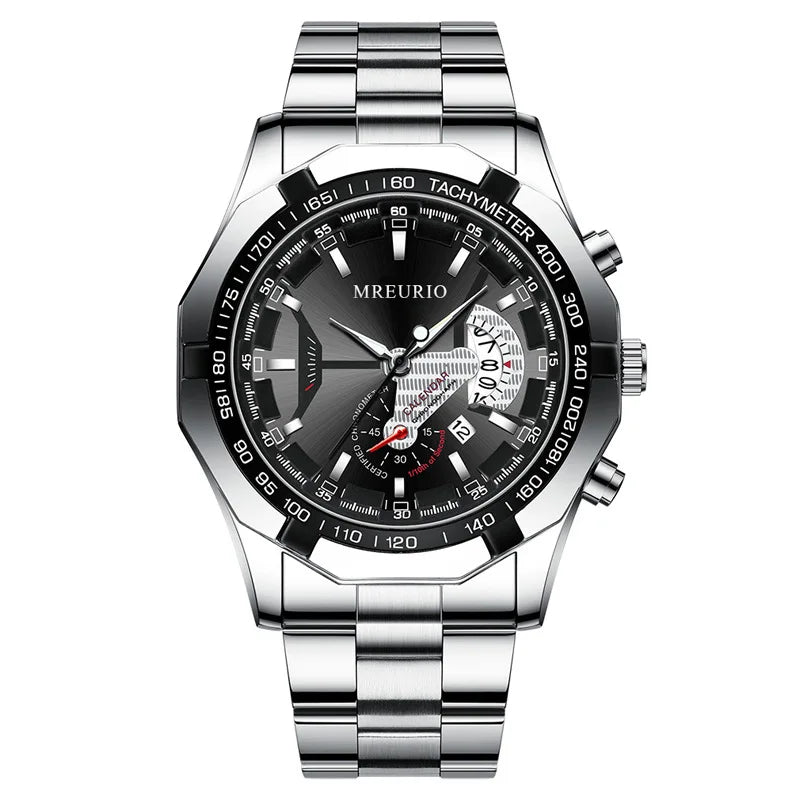 UTHAI Men’s Luxury Quartz Watch – Night Light, Business Style