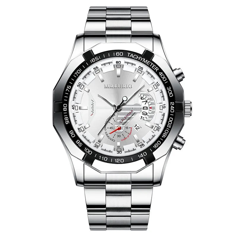 UTHAI Men’s Luxury Quartz Watch – Night Light, Business Style