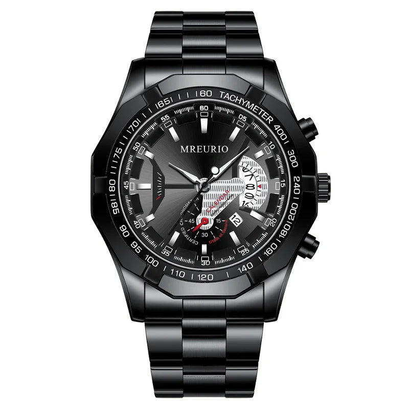 UTHAI Men’s Luxury Quartz Watch – Night Light, Business Style