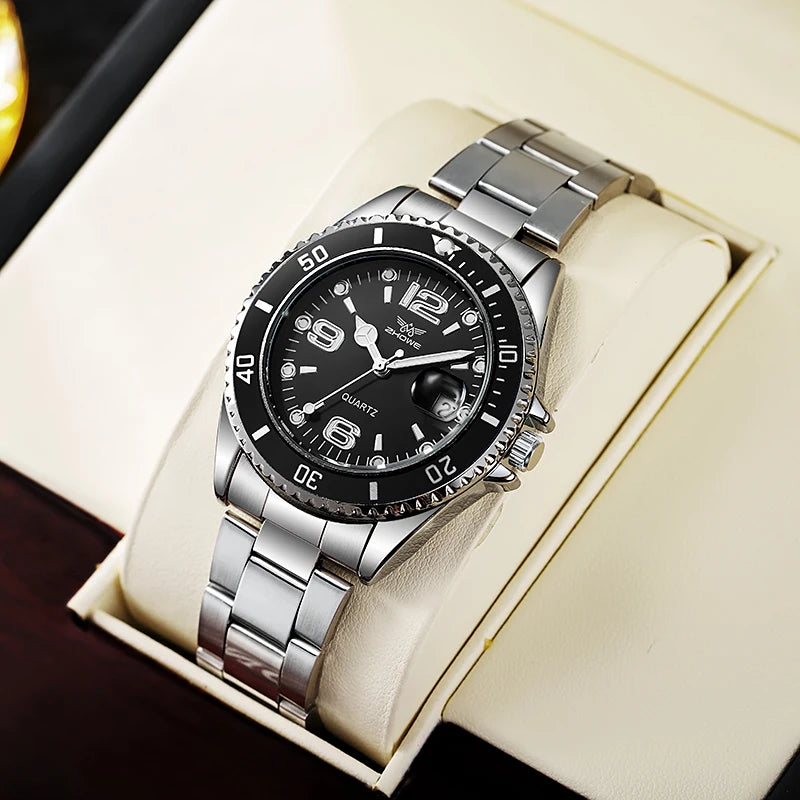 2024 Men’s Fashion Quartz Watch – Calendar, High Quality