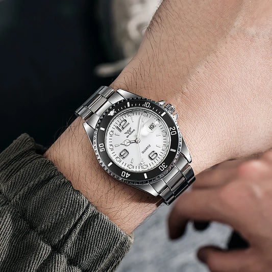 2024 Men’s Fashion Quartz Watch – Calendar, High Quality