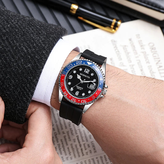 2022 Men’s Fashion Quartz Watch – Stainless Steel, Luxury Brand